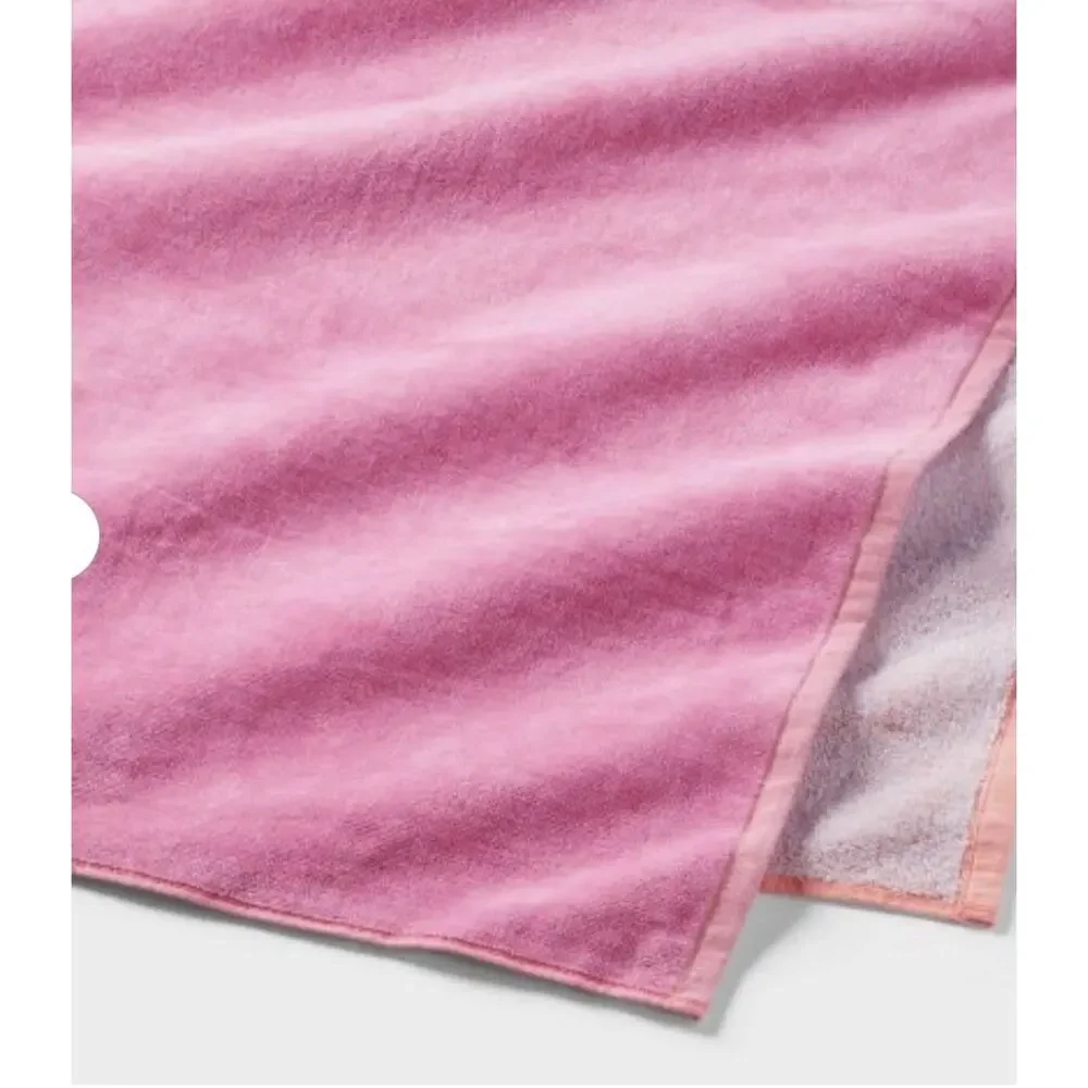 Sun Squad | Colorblock Beach Towel Cotton Terry | 3x6 | OVERSIZED + LUSH TERRY